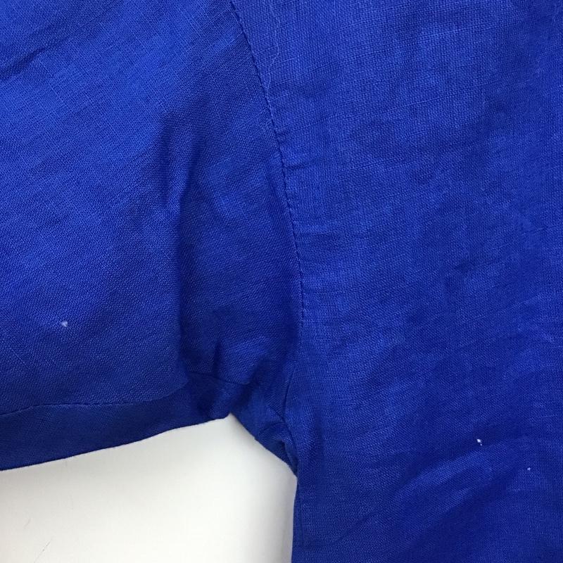 ニコアンド niko and... シャツ、ブラウス 長袖 NKN23649AD コットンリネン M 無地 青 / ブルー / blue レディース USED 古着 中古 10157067