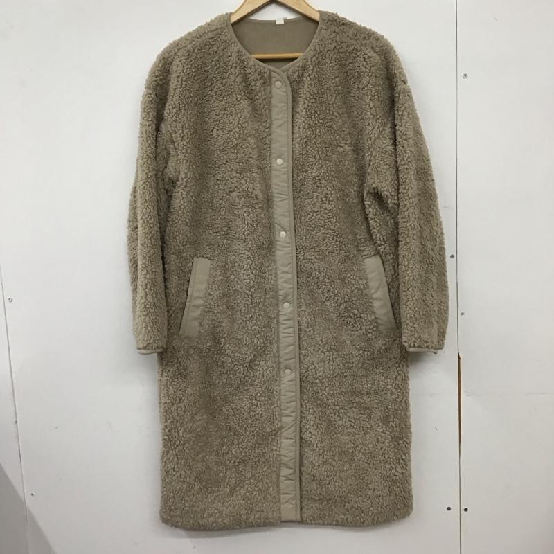 ユニクロ UNIQLO コート コート一般 241-420714 ボアフリースノーカラーコート タグ付き M 無地 マルチカラー / マルチカラー / multicolor レディース USED 古着 中古 10157073