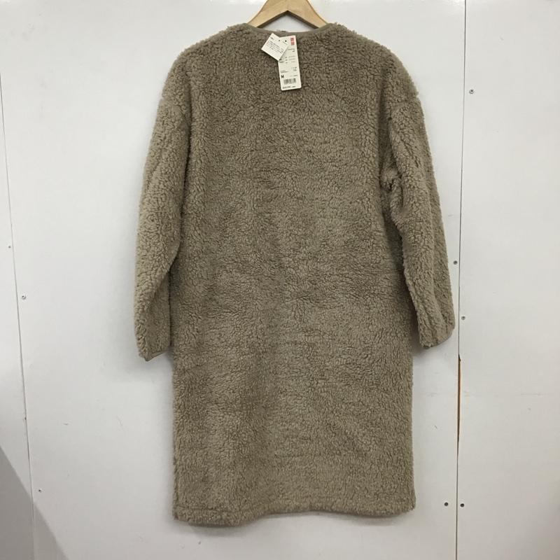 ユニクロ UNIQLO コート コート一般 241-420714 ボアフリースノーカラーコート タグ付き M 無地 マルチカラー / マルチカラー / multicolor レディース USED 古着 中古 10157073