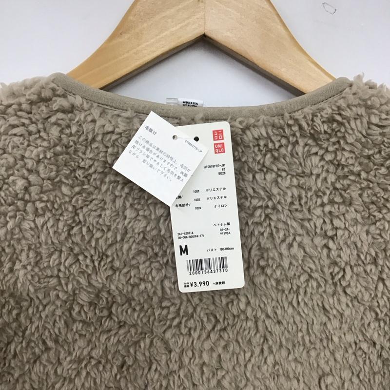 ユニクロ UNIQLO コート コート一般 241-420714 ボアフリースノーカラーコート タグ付き M 無地 マルチカラー / マルチカラー / multicolor レディース USED 古着 中古 10157073