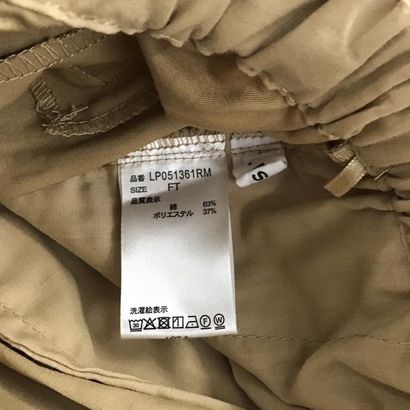 レプシィム LEPSIM パンツ チノパン LP051361RM イージーコクーンパンツ FT 無地 ベージュ / ベージュ / beige レディース USED 古着 中古 10157074