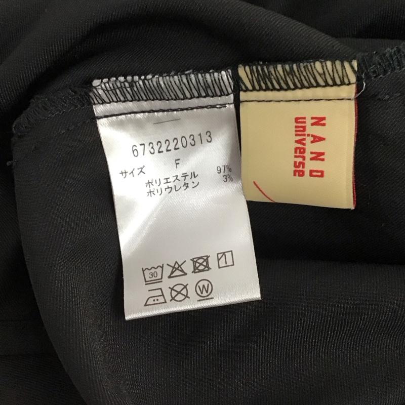 ナノユニバース nano・universe チュニック 長袖 6732220313 LB.04 ティアードチュニックブラウス FREE 無地 黒 / ブラック / black レディース USED 古着 中古 10157082