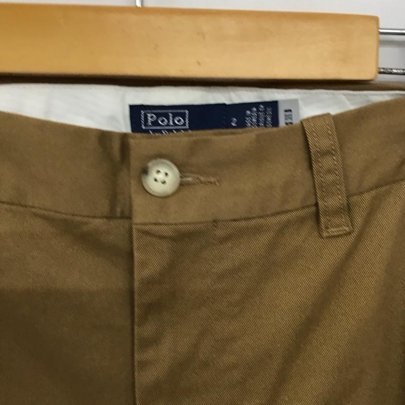 ポロバイラルフローレン Polo by RALPH LAUREN パンツ スラックス 2 無地 茶 / ブラウン / brown レディース USED 古着 中古 10157086