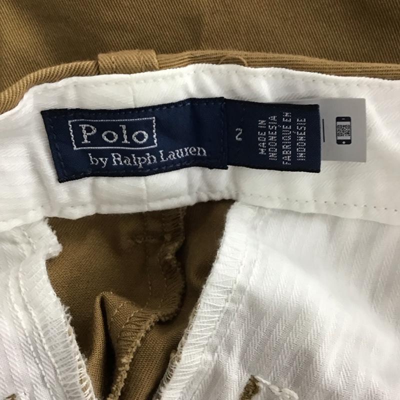 ポロバイラルフローレン Polo by RALPH LAUREN パンツ スラックス 2 無地 茶 / ブラウン / brown レディース USED 古着 中古 10157086