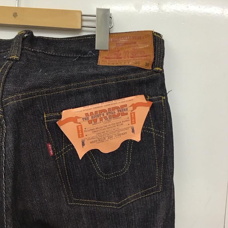 ウエストライド WESTRIDE パンツ デニム、ジーンズ 1945xx デニムパンツ ワイドパンツ カジュアルパンツ 36インチ 無地 インディゴ / インディゴ / Indigo メンズ USED 古着 中古 10157087