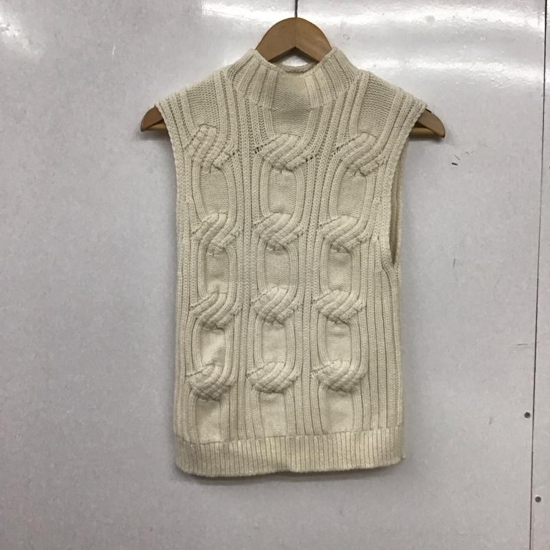 ザラ ZARA ベスト ベスト S 無地 白 / ホワイト / white レディース USED 古着 中古 10157088