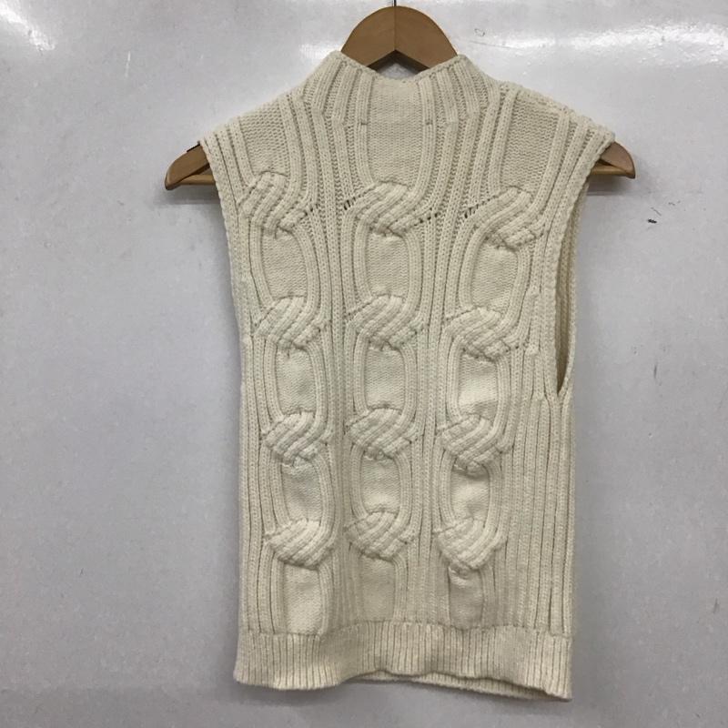 ザラ ZARA ベスト ベスト S 無地 白 / ホワイト / white レディース USED 古着 中古 10157088