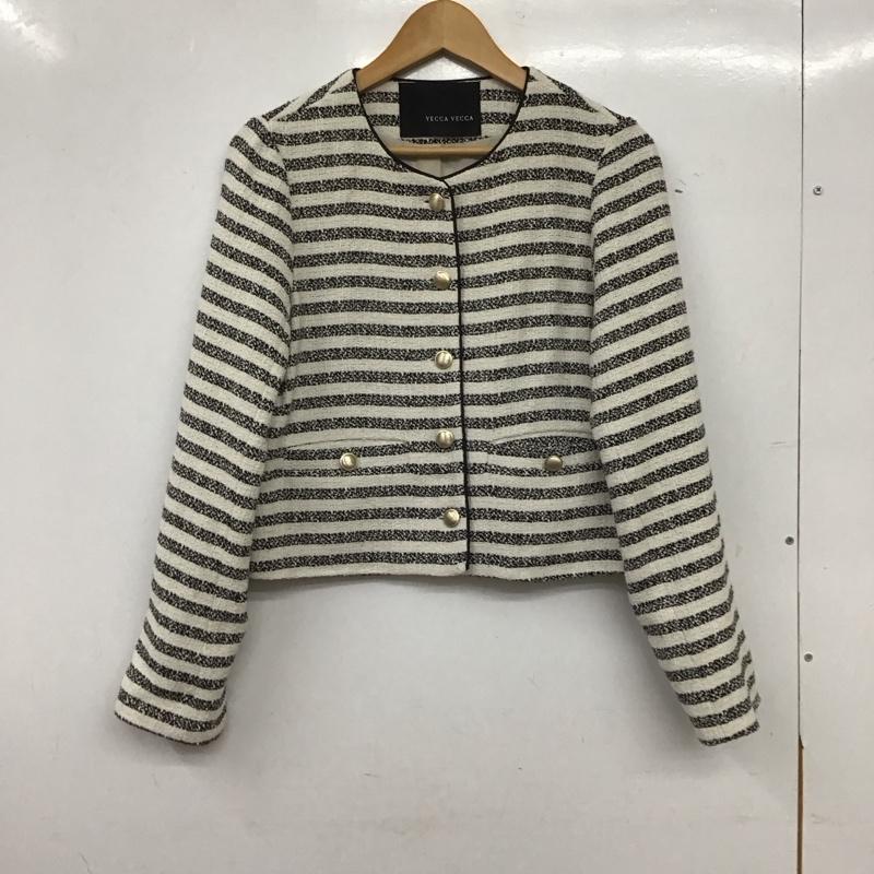 イェッカヴェッカ YECCA VECCA ジャケット、上着 ジャケット、ブレザー FREE ボーダー柄 マルチカラー / マルチカラー / multicolor レディース USED 古着 中古 10157090