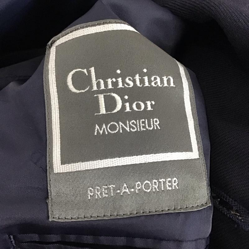 クリスチャンディオール Christian Dior ジャケット、上着 ジャケット、ブレザー カジュアルジャケット アウター カラージャケット 無地 紺 / ネイビー / navy メンズ USED 古着 中古 10157091