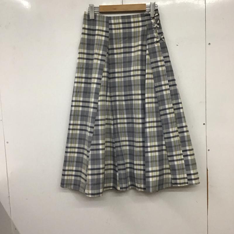 シンプリシテェ Simplicite スカート ロングスカート FREE チェック マルチカラー / マルチカラー / multicolor レディース USED 古着 中古 10157096