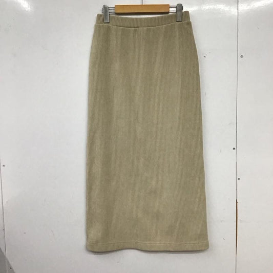 アイテムズ アーバンリサーチ ITEMS URBAN RESEARCH スカート ロングスカート IT27-25A004 ウラキモウコーデュロイスカート FREE 無地 ベージュ / ベージュ / beige レディース USED 古着 中古 10157097