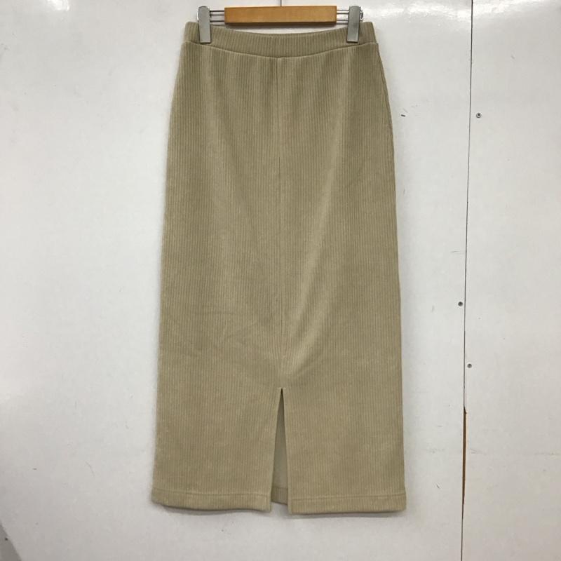 アイテムズ アーバンリサーチ ITEMS URBAN RESEARCH スカート ロングスカート IT27-25A004 ウラキモウコーデュロイスカート FREE 無地 ベージュ / ベージュ / beige レディース USED 古着 中古 10157097