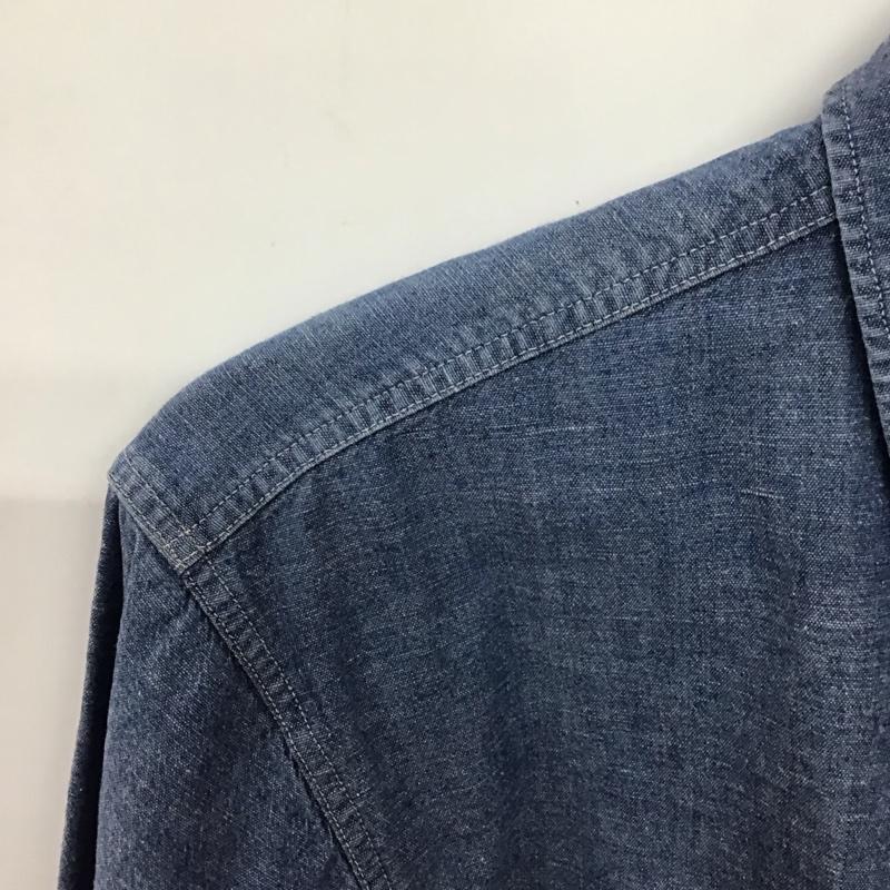 ダブルアールエル ラルフローレン RRL RALPH LAUREN シャツ、ブラウス 長袖 長袖シャツ デニムシャツ カラーシャツ S 無地 インディゴ / インディゴ / Indigo メンズ USED 古着 中古 10157098