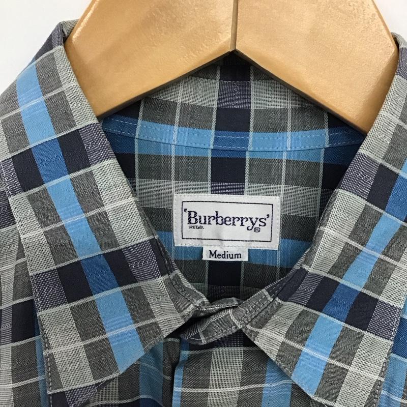 バーバリーズ BURBERRYS シャツ、ブラウス 半袖 半袖シャツ チェックシャツ カラーシャツ M チェック マルチカラー / マルチカラー / multicolor メンズ USED 古着 中古 10157100