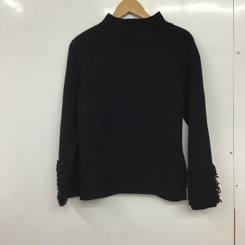レプシィム LEPSIM ニット、セーター 長袖 タグ付 M 無地 黒 / ブラック / black レディース USED 古着 中古 10157101