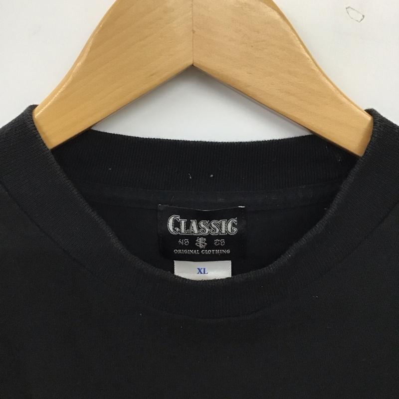 古着 USED Tシャツ 半袖 半袖カットソー プリントTシャツ クルーネックカットソー XL プリント 黒 / ブラック / black メンズ USED 古着 中古 10157102