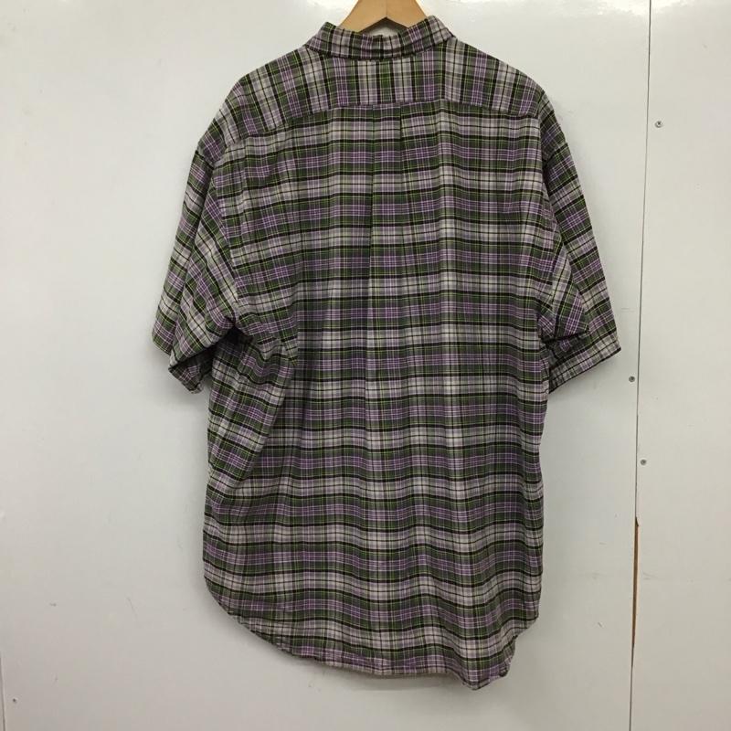 ラルフローレン RALPHLAUREN シャツ、ブラウス 半袖 半袖シャツ チェックシャツ ボタンダウンシャツ L チェック マルチカラー / マルチカラー / multicolor メンズ USED 古着 中古 10157103