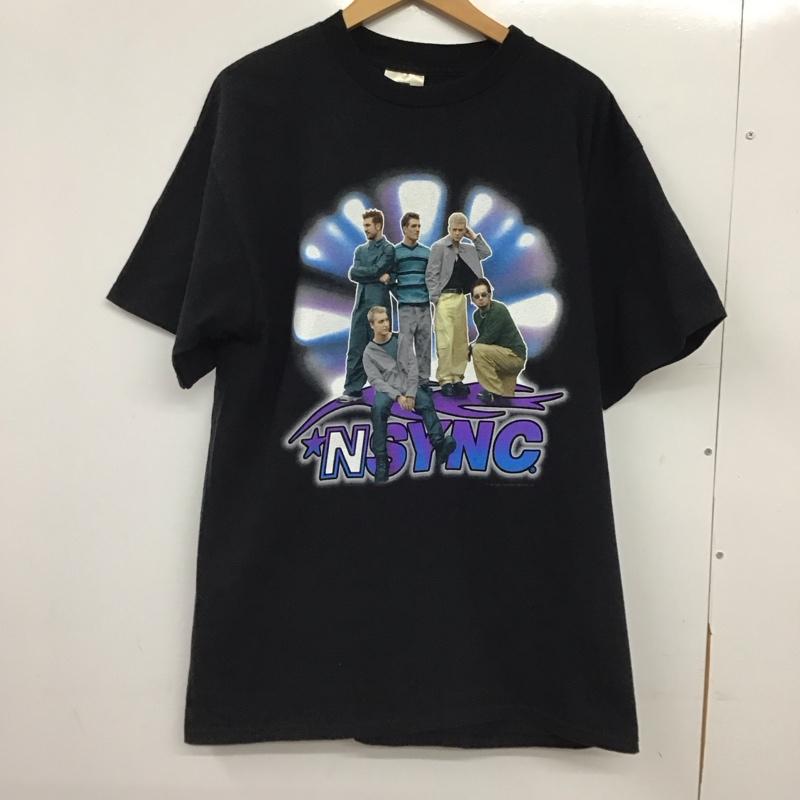 古着 USED Tシャツ 半袖 半袖カットソー プリントTシャツ クルーネックカットソー L プリント 黒 / ブラック / black メンズ USED 古着 中古 10157106