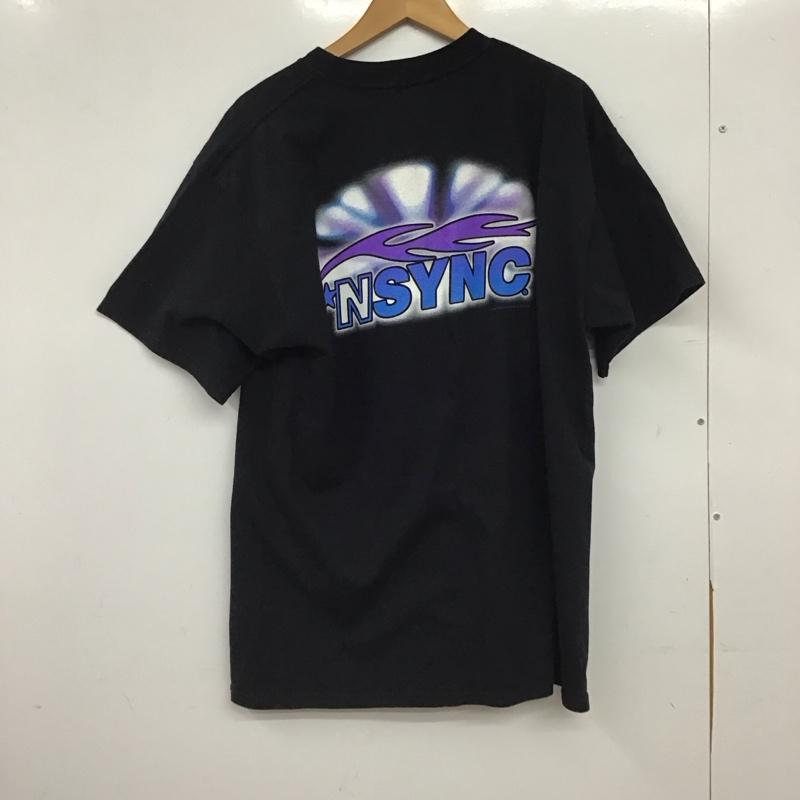 古着 USED Tシャツ 半袖 半袖カットソー プリントTシャツ クルーネックカットソー L プリント 黒 / ブラック / black メンズ USED 古着 中古 10157106