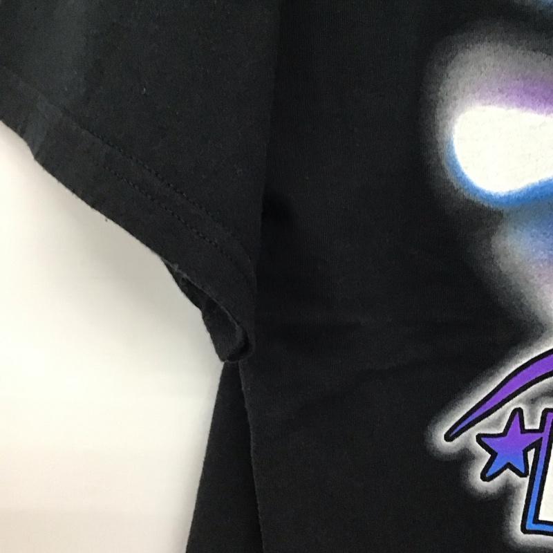 古着 USED Tシャツ 半袖 半袖カットソー プリントTシャツ クルーネックカットソー L プリント 黒 / ブラック / black メンズ USED 古着 中古 10157106