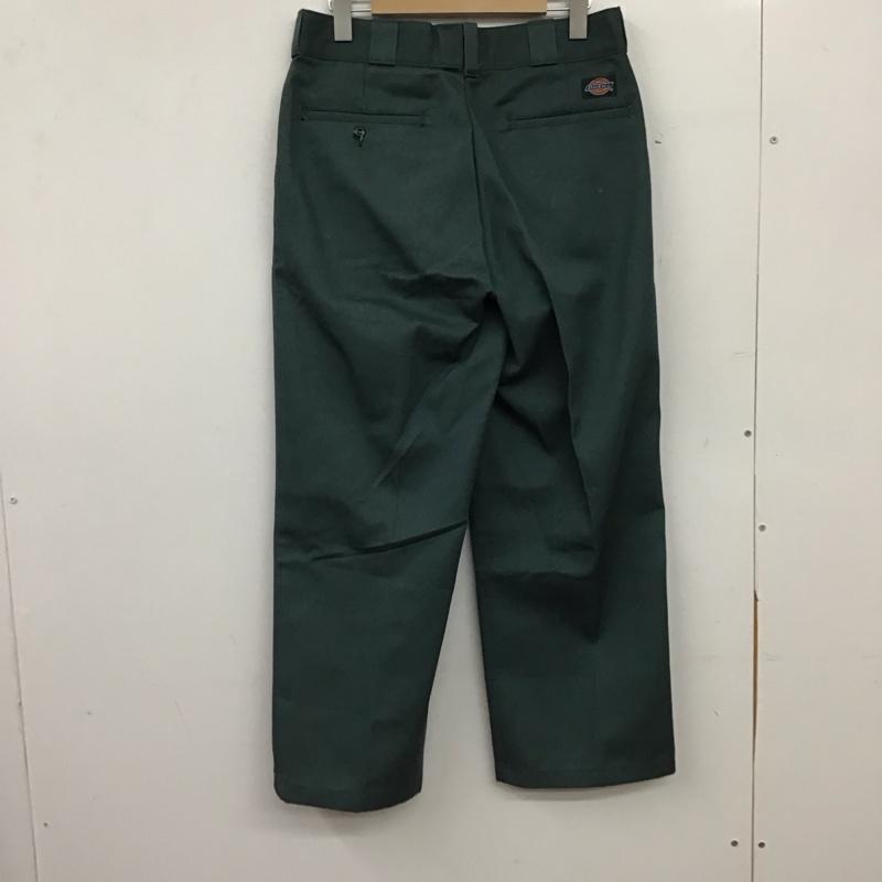ディッキーズ Dickies パンツ ワークパンツ、ペインターパンツ ワークパンツ ワイドパンツ カジュアルパンツ 32インチ ロゴ、文字 カーキ / カーキ / khaki メンズ USED 古着 中古 10157108