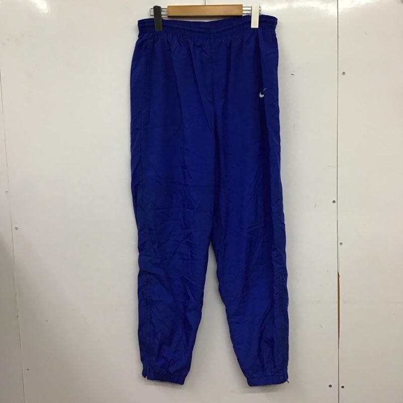 ナイキ NIKE パンツ ワークパンツ、ペインターパンツ ナイロンパンツ ワイドパンツ カジュアルパンツ S 無地 青 / ブルー / blue メンズ USED 古着 中古 10157109