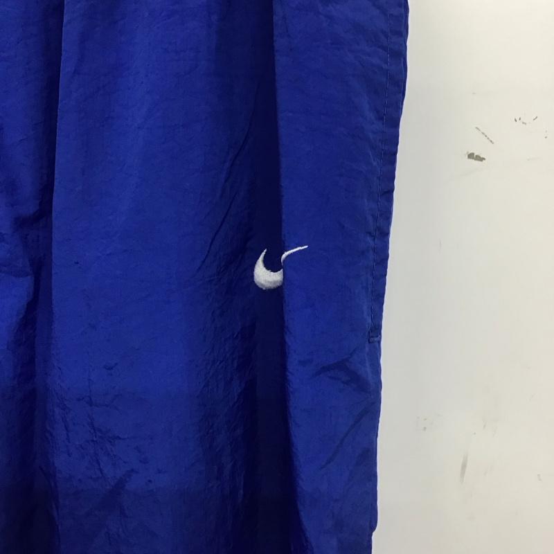 ナイキ NIKE パンツ ワークパンツ、ペインターパンツ ナイロンパンツ ワイドパンツ カジュアルパンツ S 無地 青 / ブルー / blue メンズ USED 古着 中古 10157109