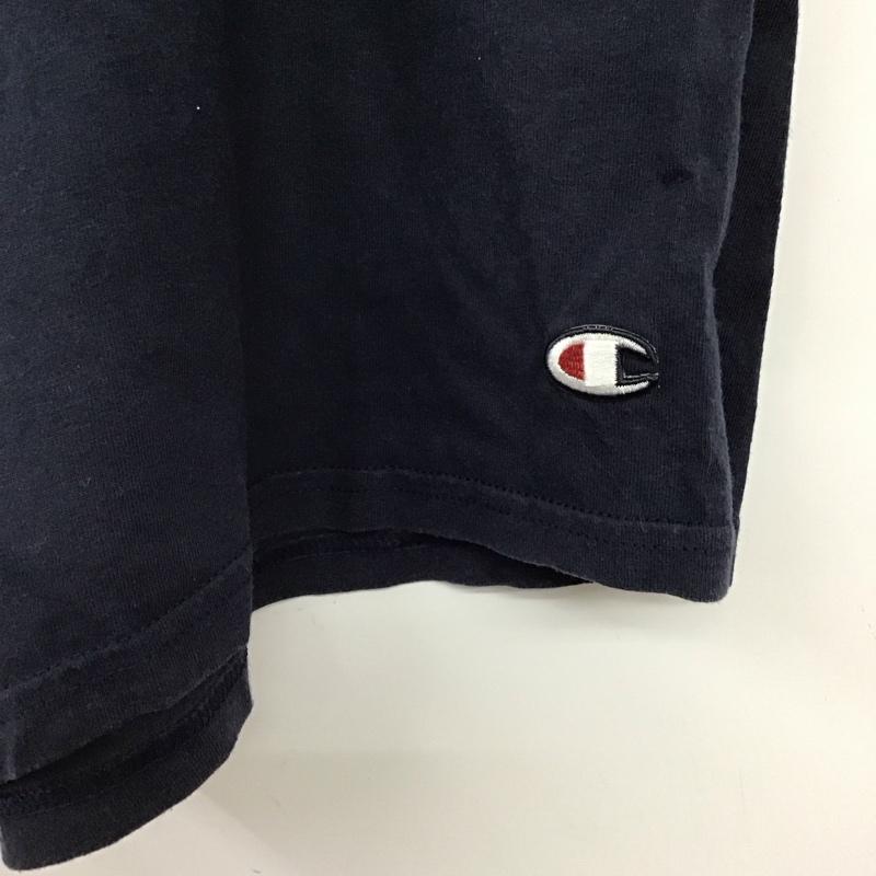 チャンピオン Champion パンツ ショートパンツ ショートパンツ ハーフパンツ カジュアルパンツ L ロゴ、文字 紺 / ネイビー / navy メンズ USED 古着 中古 10157110