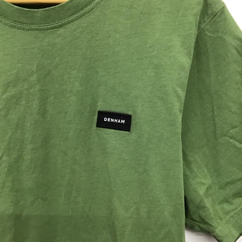 デンハム DENHAM Tシャツ 半袖 半袖カットソー プリントTシャツ クルーネックカットソー M ロゴ、文字 カーキ / カーキ / khaki メンズ USED 古着 中古 10157113