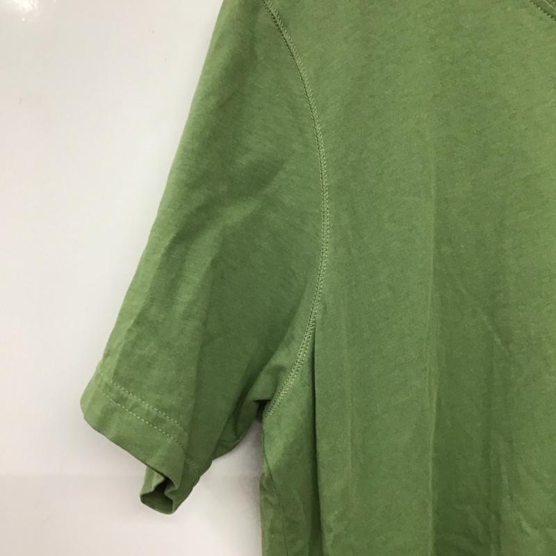 デンハム DENHAM Tシャツ 半袖 半袖カットソー プリントTシャツ クルーネックカットソー M ロゴ、文字 カーキ / カーキ / khaki メンズ USED 古着 中古 10157113