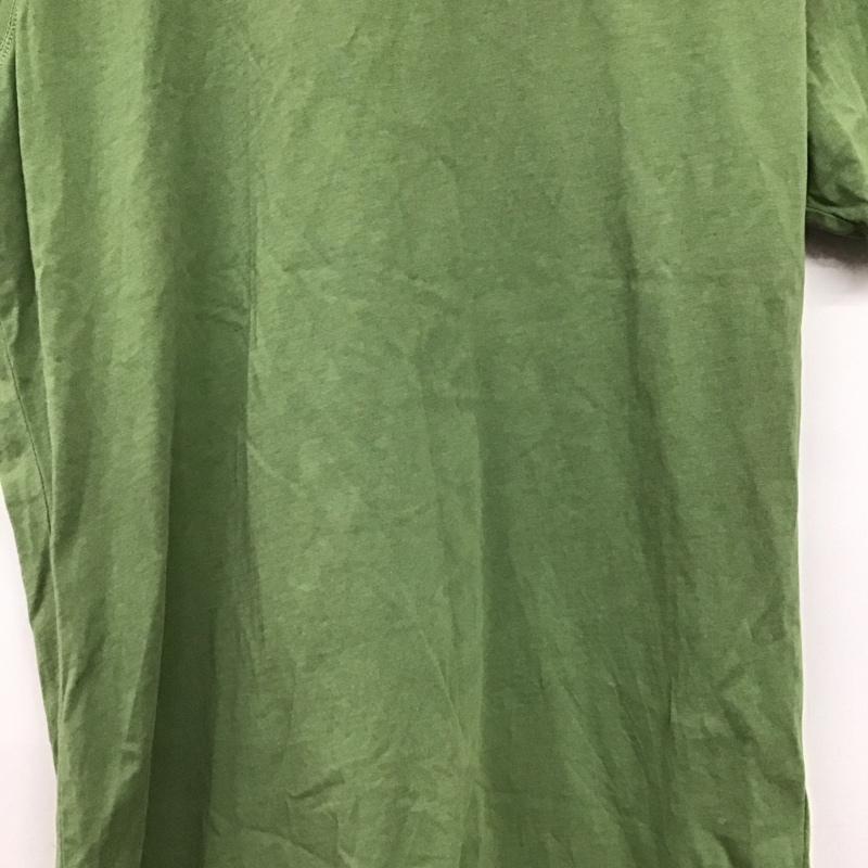 デンハム DENHAM Tシャツ 半袖 半袖カットソー プリントTシャツ クルーネックカットソー M ロゴ、文字 カーキ / カーキ / khaki メンズ USED 古着 中古 10157113