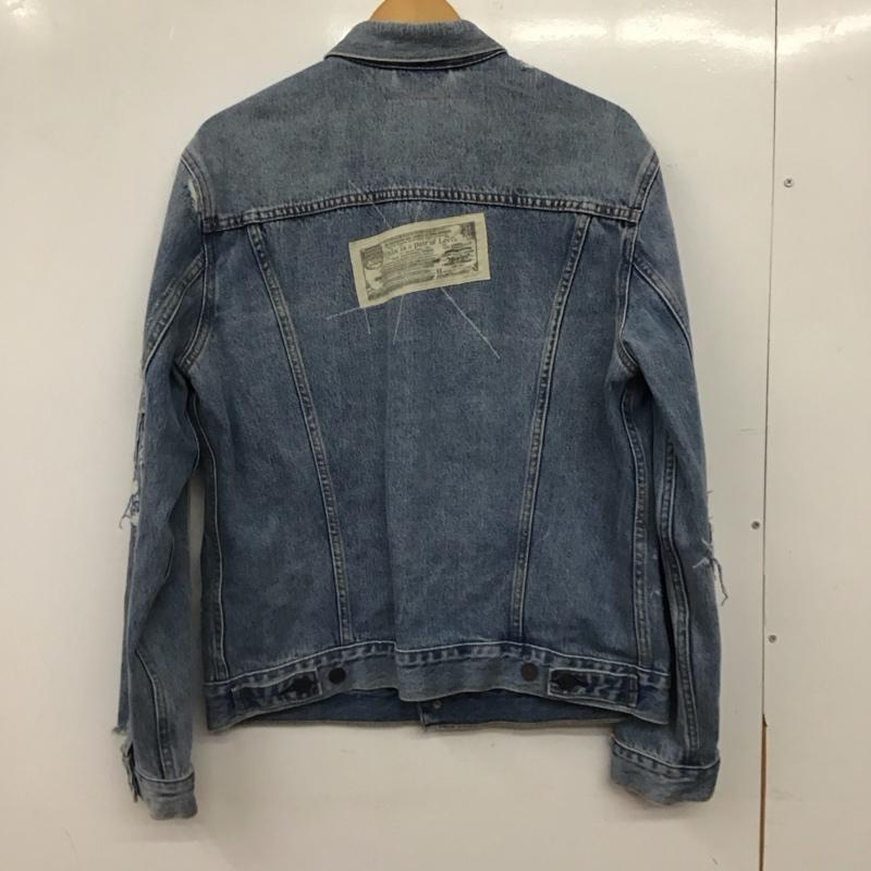 リーバイストラウスアンドコー Levi Strauss & co. ジャケット、上着 ジャンパー、ブルゾン デニムジャケット Gジャン アウター カジュアルジャケット M ロゴ、文字 インディゴ / インディゴ / Indigo メンズ USED 古着 中古 10157115