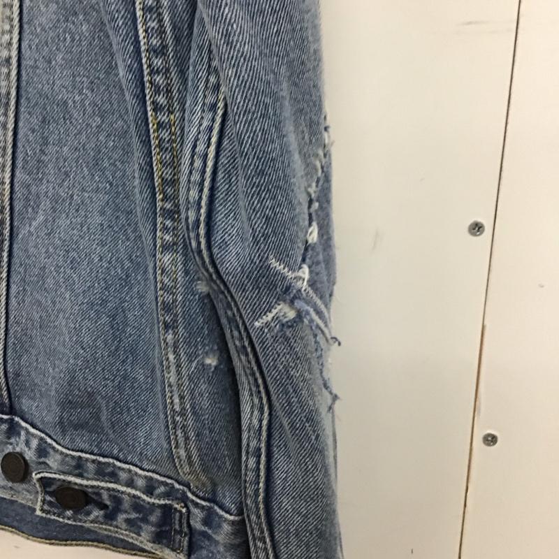 リーバイストラウスアンドコー Levi Strauss & co. ジャケット、上着 ジャンパー、ブルゾン デニムジャケット Gジャン アウター カジュアルジャケット M ロゴ、文字 インディゴ / インディゴ / Indigo メンズ USED 古着 中古 10157115