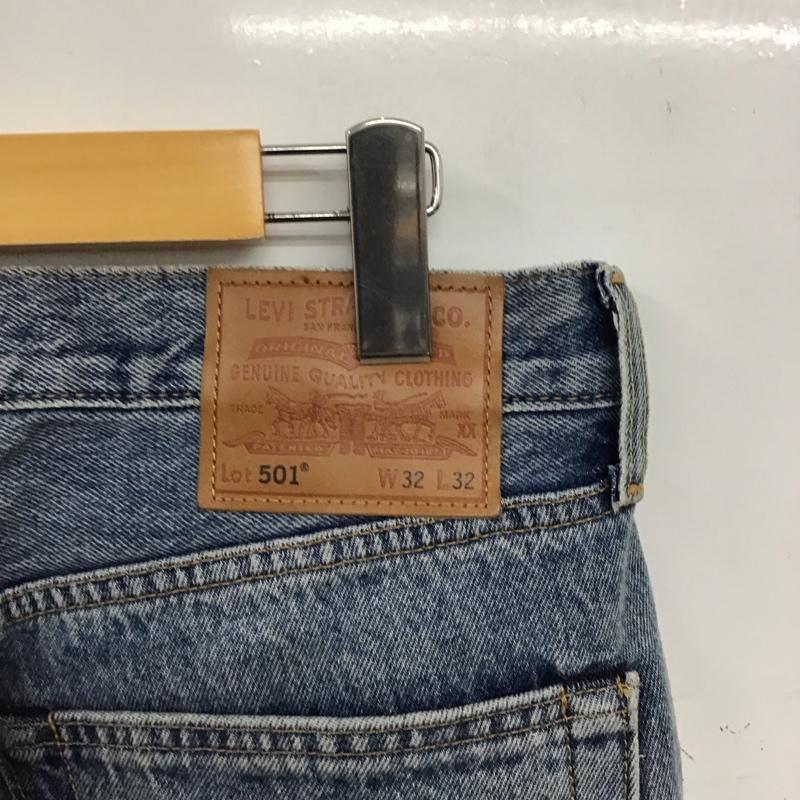 リーバイストラウスアンドコー Levi Strauss & co. パンツ デニム、ジーンズ デニムパンツ スリムパンツ カジュアルパンツ 32インチ ダメージ加工 インディゴ / インディゴ / Indigo メンズ USED 古着 中古 10157116