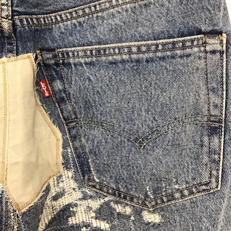 リーバイストラウスアンドコー Levi Strauss & co. パンツ デニム、ジーンズ デニムパンツ スリムパンツ カジュアルパンツ 32インチ ダメージ加工 インディゴ / インディゴ / Indigo メンズ USED 古着 中古 10157116