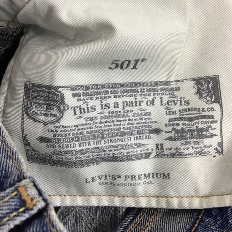 リーバイストラウスアンドコー Levi Strauss & co. パンツ デニム、ジーンズ デニムパンツ スリムパンツ カジュアルパンツ 32インチ ダメージ加工 インディゴ / インディゴ / Indigo メンズ USED 古着 中古 10157116