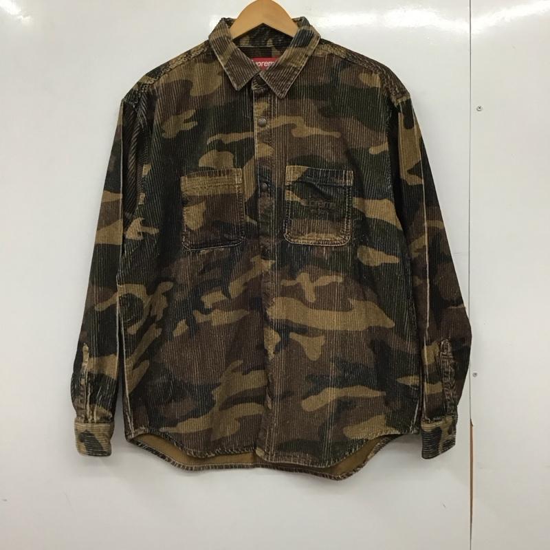 シュプリーム Supreme シャツ、ブラウス 長袖 25AW WideWaleコーデュロイSnapShirt M カモフラージュ柄・迷彩 マルチカラー / マルチカラー / multicolor メンズ USED 古着 中古 10157117