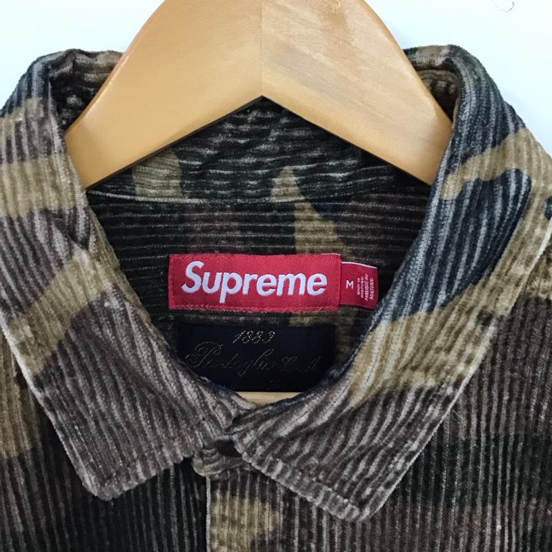 シュプリーム Supreme シャツ、ブラウス 長袖 25AW WideWaleコーデュロイSnapShirt M カモフラージュ柄・迷彩 マルチカラー / マルチカラー / multicolor メンズ USED 古着 中古 10157117