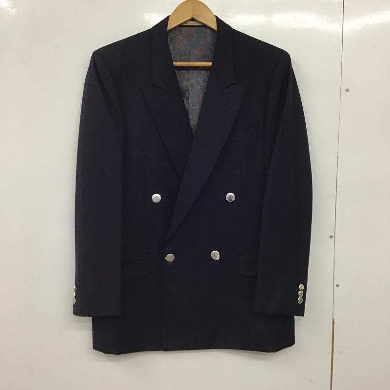 アクアスキュータム Aquascutum ジャケット、上着 ジャケット、ブレザー カジュアルジャケット アウター カラージャケット 無地 紺 / ネイビー / navy メンズ USED 古着 中古 10157123