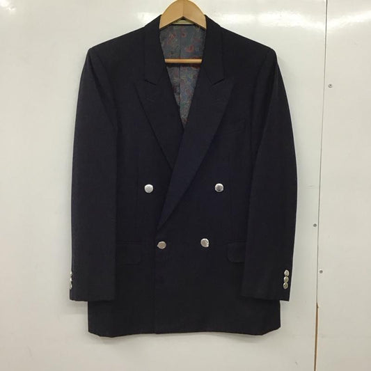 アクアスキュータム Aquascutum ジャケット、上着 ジャケット、ブレザー カジュアルジャケット アウター カラージャケット 無地 紺 / ネイビー / navy メンズ USED 古着 中古 10157123