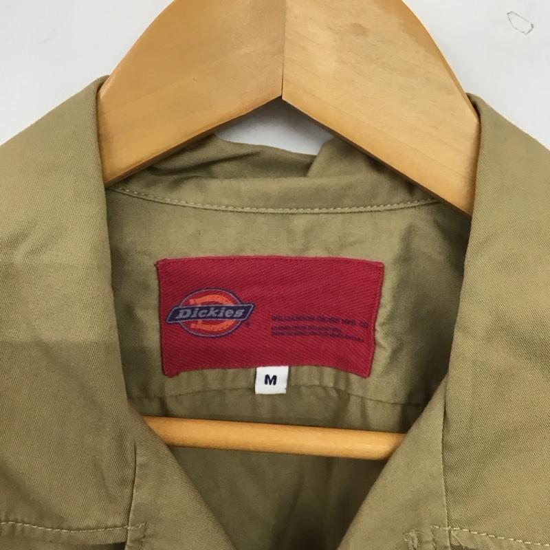 ディッキーズ Dickies シャツ、ブラウス 長袖 長袖シャツ 無地シャツ カラーシャツ M ロゴ、文字 ベージュ / ベージュ / beige メンズ USED 古着 中古 10157124