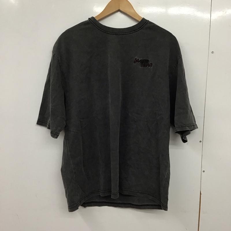 アンリラクシング unrelaxing Tシャツ 半袖 半袖カットソー プリントTシャツ クルーネックカットソー M ロゴ、文字 ダークグレー / ダークグレー / メンズ USED 古着 中古 10157125
