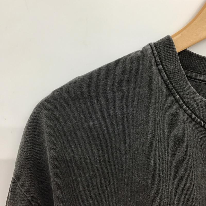 アンリラクシング unrelaxing Tシャツ 半袖 半袖カットソー プリントTシャツ クルーネックカットソー M ロゴ、文字 ダークグレー / ダークグレー / メンズ USED 古着 中古 10157125