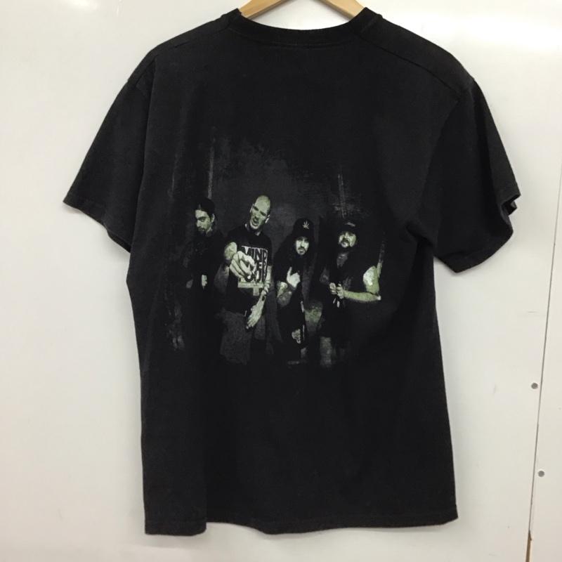 フルーツオブザルーム FRUIT OF THE LOOM Tシャツ 半袖 半袖カットソー プリントTシャツ クルーネックカットソー pantera M プリント 黒 / ブラック / black メンズ USED 古着 中古 10157126