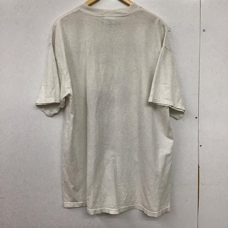 タルテックス tultex Tシャツ 半袖 半袖カットソー プリントTシャツ クルーネックカットソー ディズニー XXL プリント アイボリー / アイボリー / メンズ USED 古着 中古 10157127