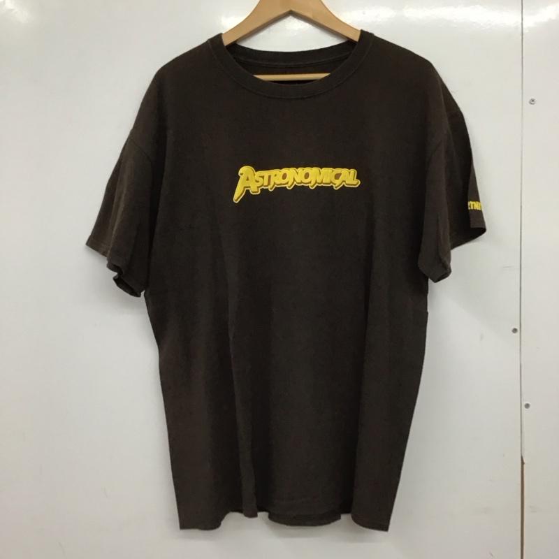 カクタスジャック Cactus Jack Tシャツ 半袖 半袖カットソー プリントTシャツ クルーネックカットソー M ロゴ、文字 茶 / ブラウン / brown メンズ USED 古着 中古 10157128