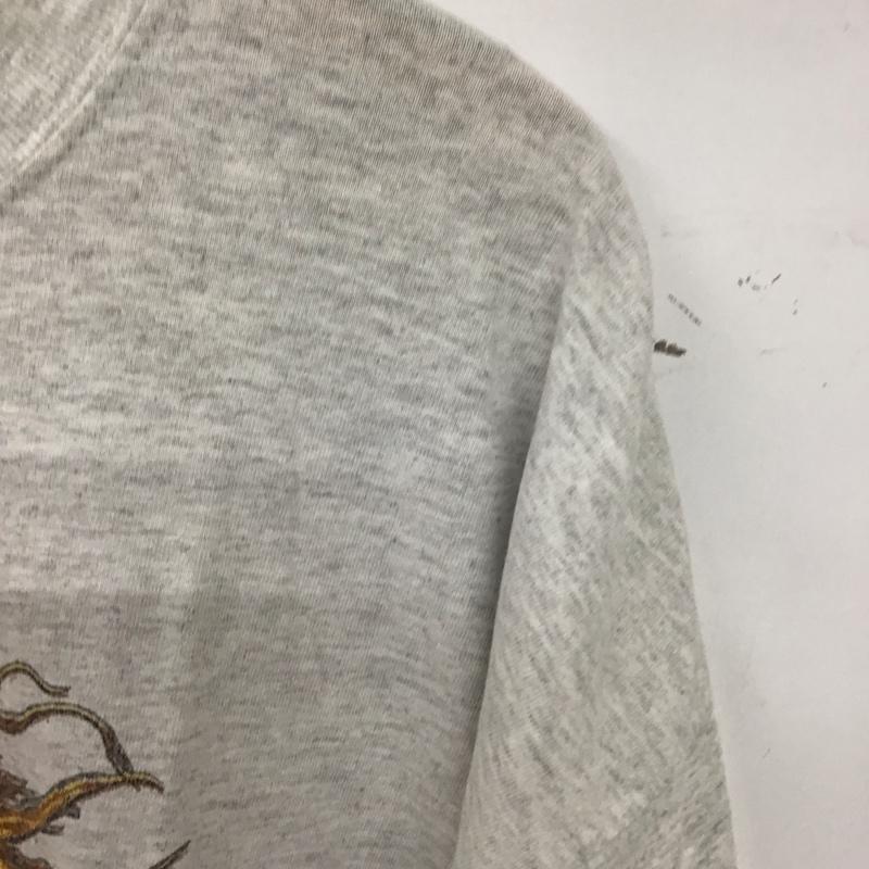 古着 USED Tシャツ 半袖 半袖カットソー プリントTシャツ クルーネックカットソー プリント 灰 / グレー / gray メンズ USED 古着 中古 10157130