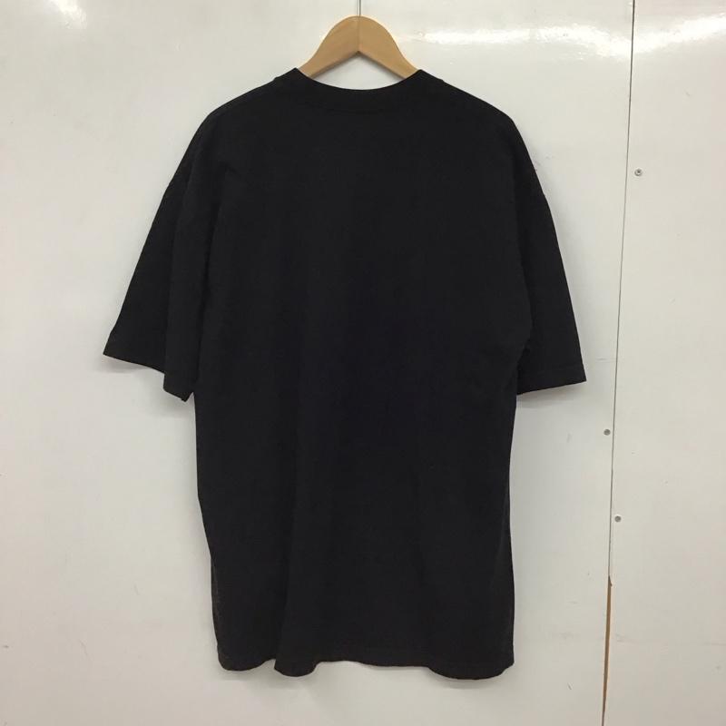 バイジェレミー BYE JEREMY Tシャツ 半袖 半袖カットソー プリントTシャツ クルーネックカットソー L プリント 黒 / ブラック / black メンズ USED 古着 中古 10157131