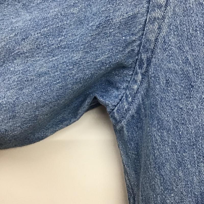 ポロバイラルフローレン Polo by RALPH LAUREN シャツ、ブラウス 長袖 長袖シャツ デニムシャツ ボタンダウンシャツ L ロゴ、文字 インディゴ / インディゴ / Indigo メンズ USED 古着 中古 10157133