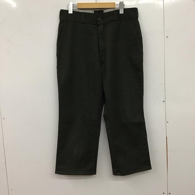 ディッキーズ Dickies パンツ ワークパンツ、ペインターパンツ ワイドパンツ カジュアルパンツ ワークパンツ 34 無地 カーキ / カーキ / khaki メンズ USED 古着 中古 10157134